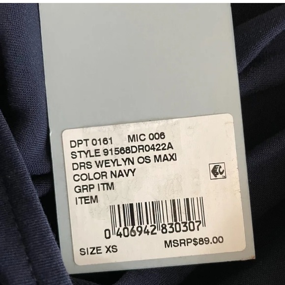 Antonio Melani Weylyn Sleeveless Asymmetrical Neck Bow Shoulder Tie Waist - Picture 5 of 6